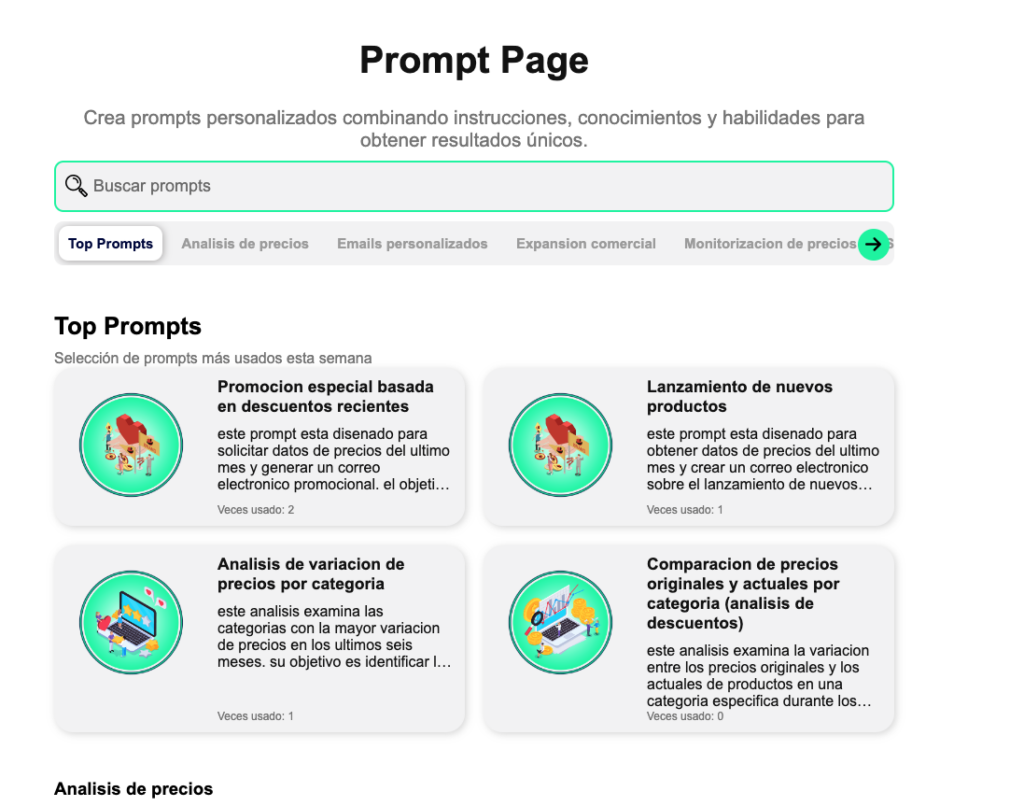 Entrii Data+ IA . Copilot para mejorar tus estrategias de mercado.
